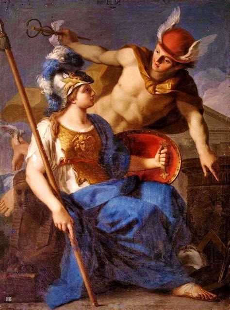 hermes and athena mythology